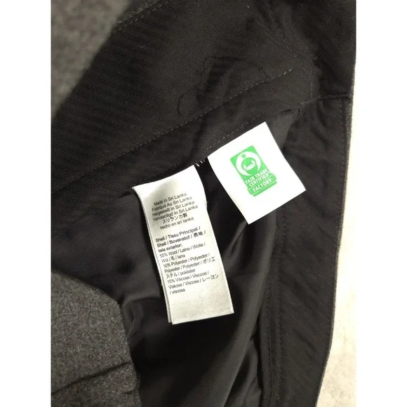 New J Crew Wool Blend Pants Mens 38x32 Classic Relaxed Fit - Picture 8 of 8